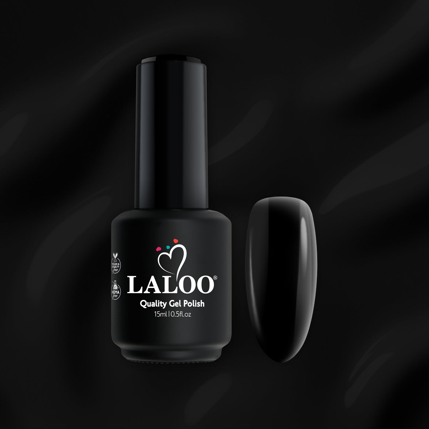 Laloo No.018 Black | Gel Polish 15ml