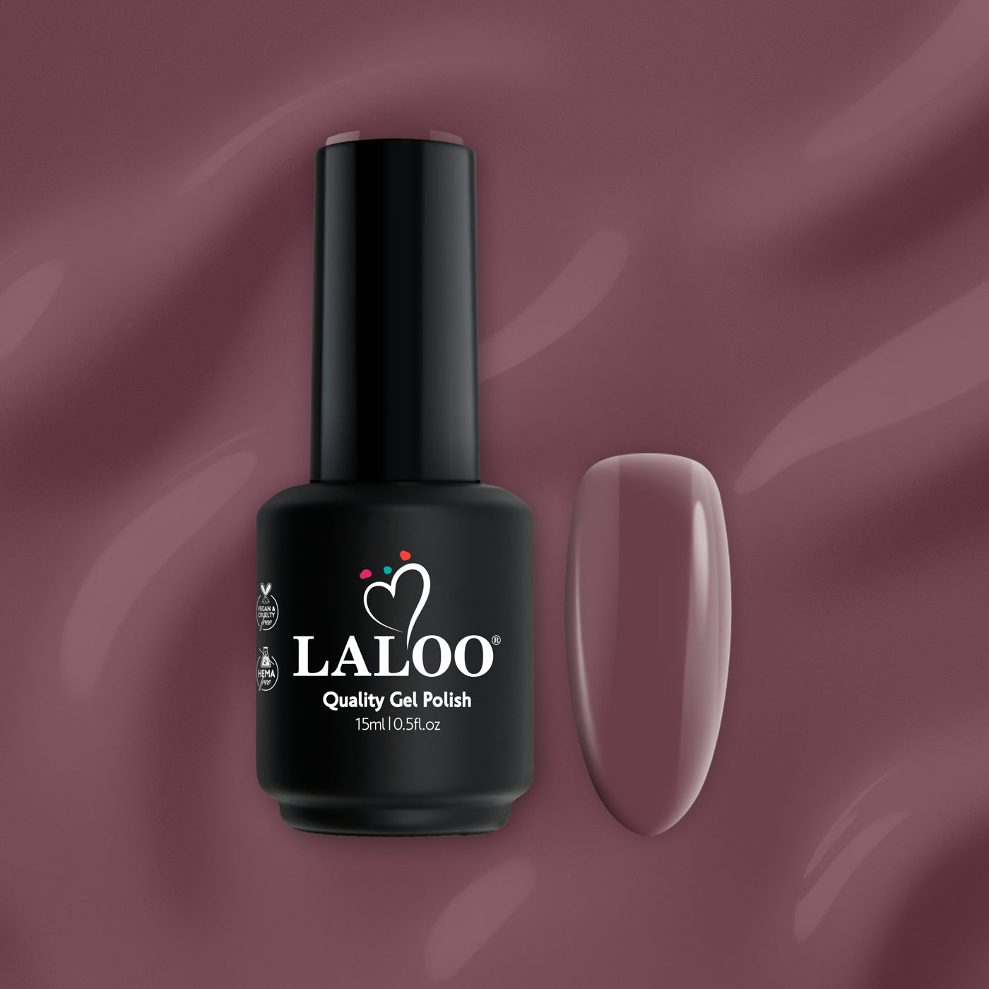 Laloo No.040 Earthy Mauve | Gel Polish 15ml