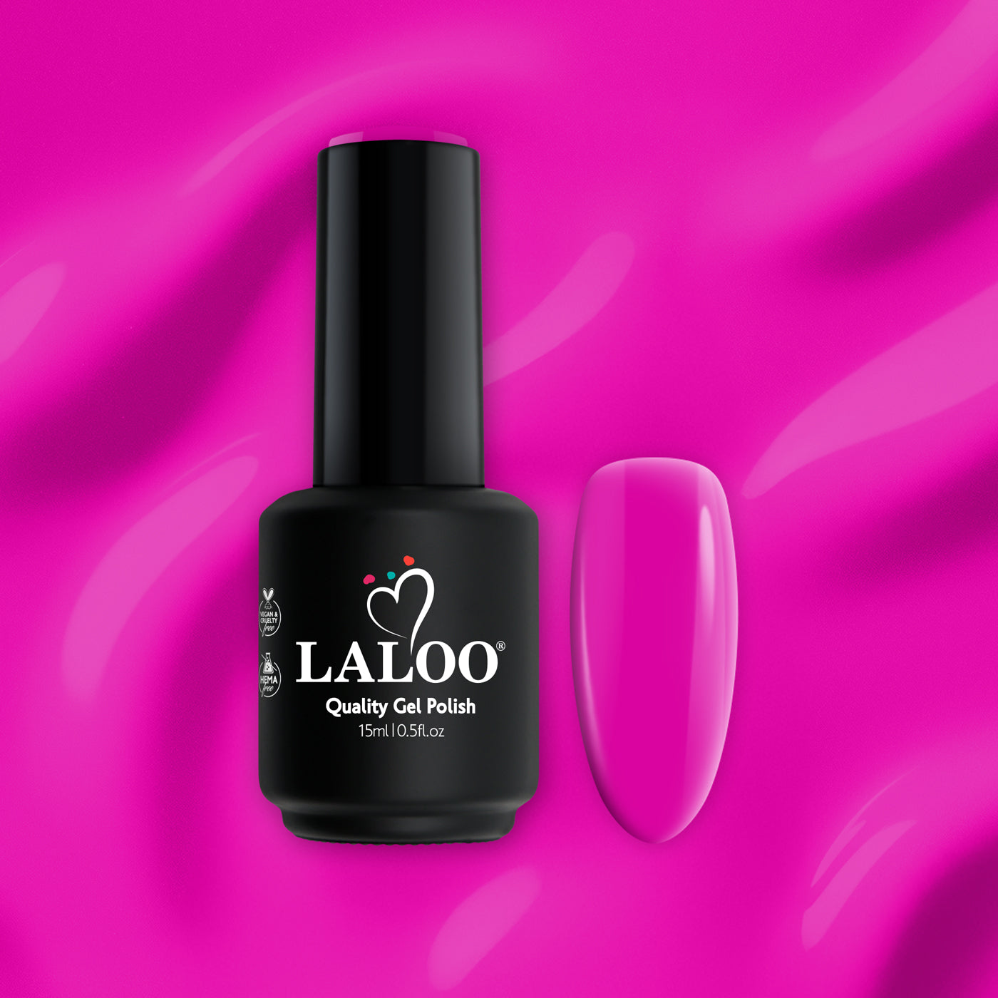 Laloo Nr. 135 Leuchtendes Fuchsia | Gellack 15ml