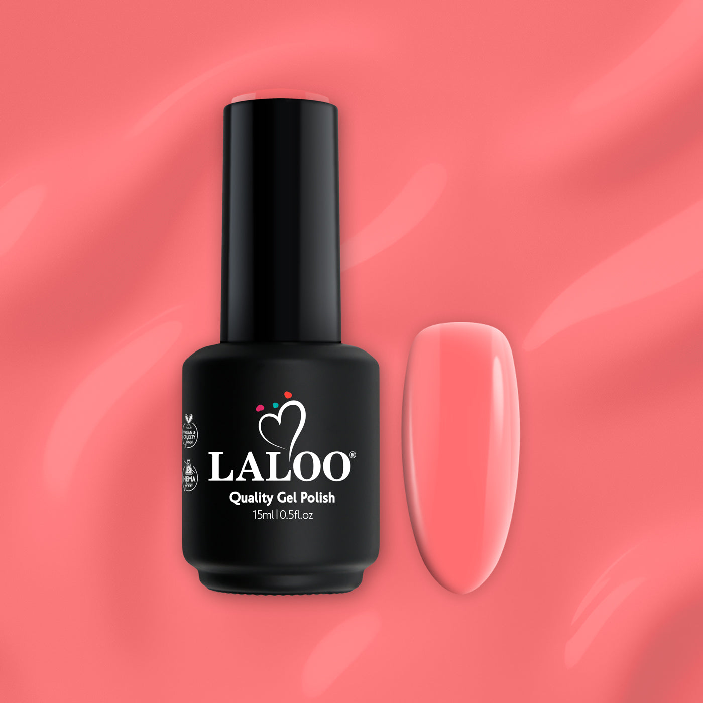 Laloo No.158 Coral Pink Neon | Gel Nagellack 15ml