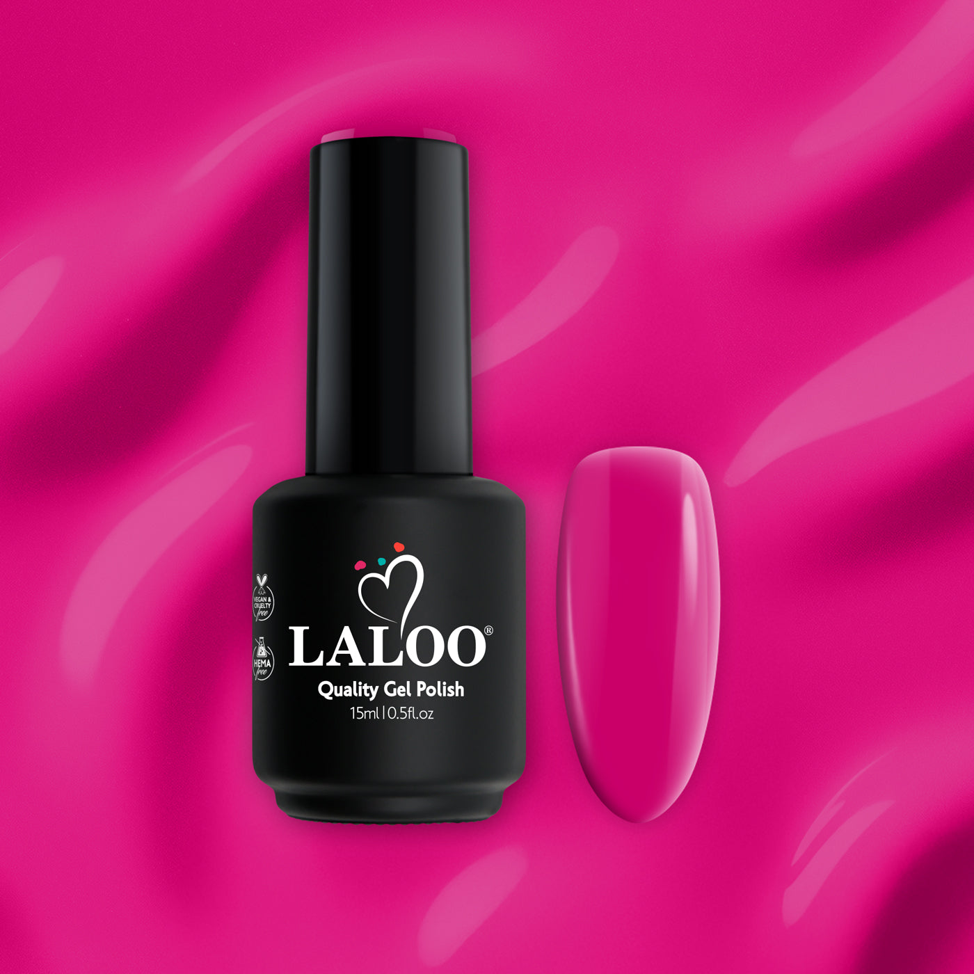 Laloo No.164 Violet Fuchsia Dark | Gel Nagellack 15ml