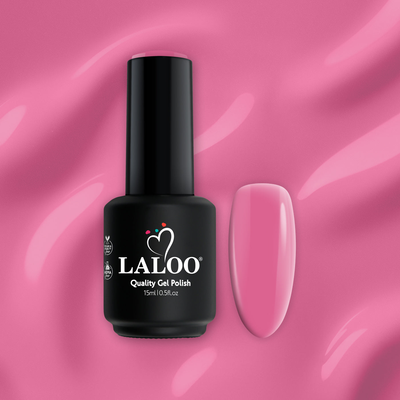 Laloo No.186 Rose Pink | Gel Polish 15ml