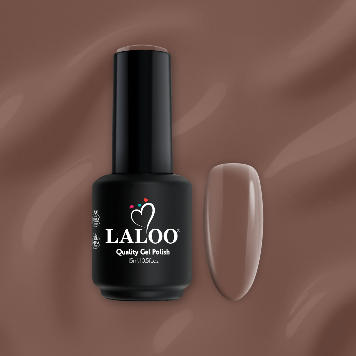 Laloo Nr. 292 Kastanienbraun | Gel Nagellack 15ml