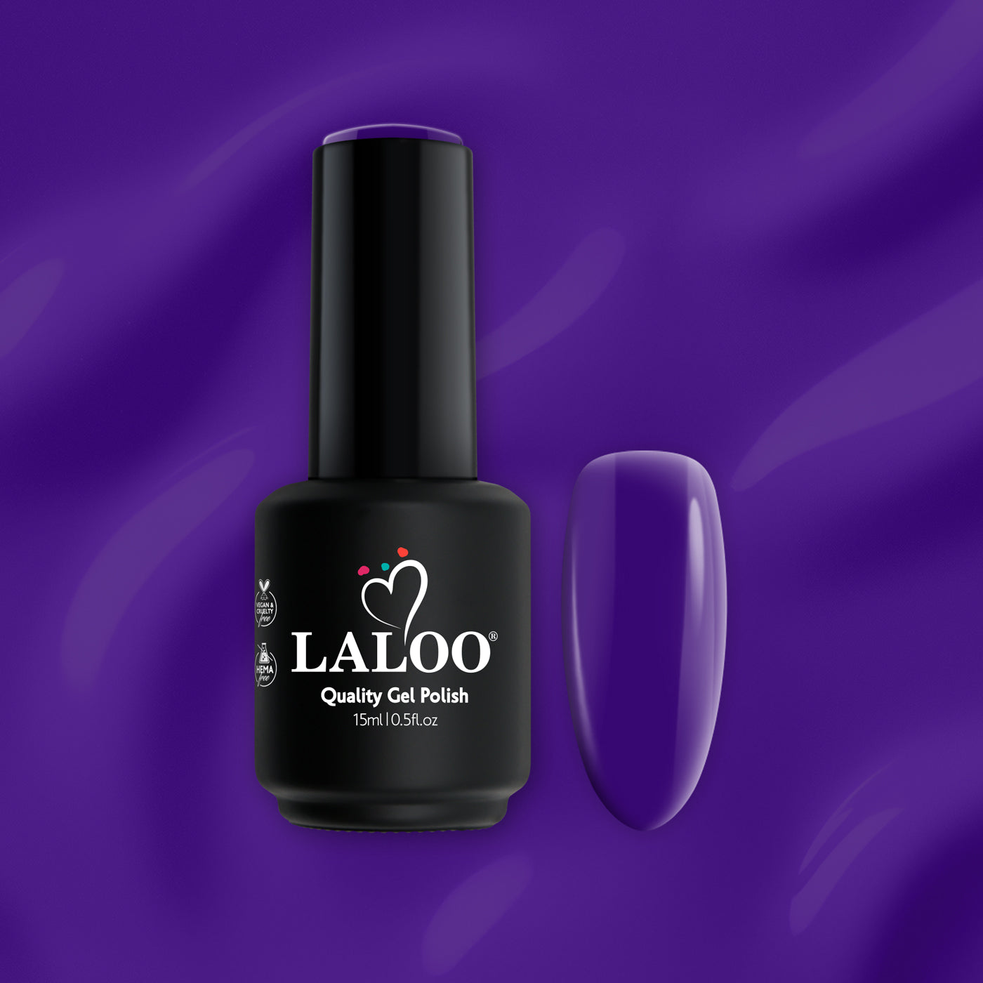 Laloo No.306 Dark Purple | Gel Polish 15ml