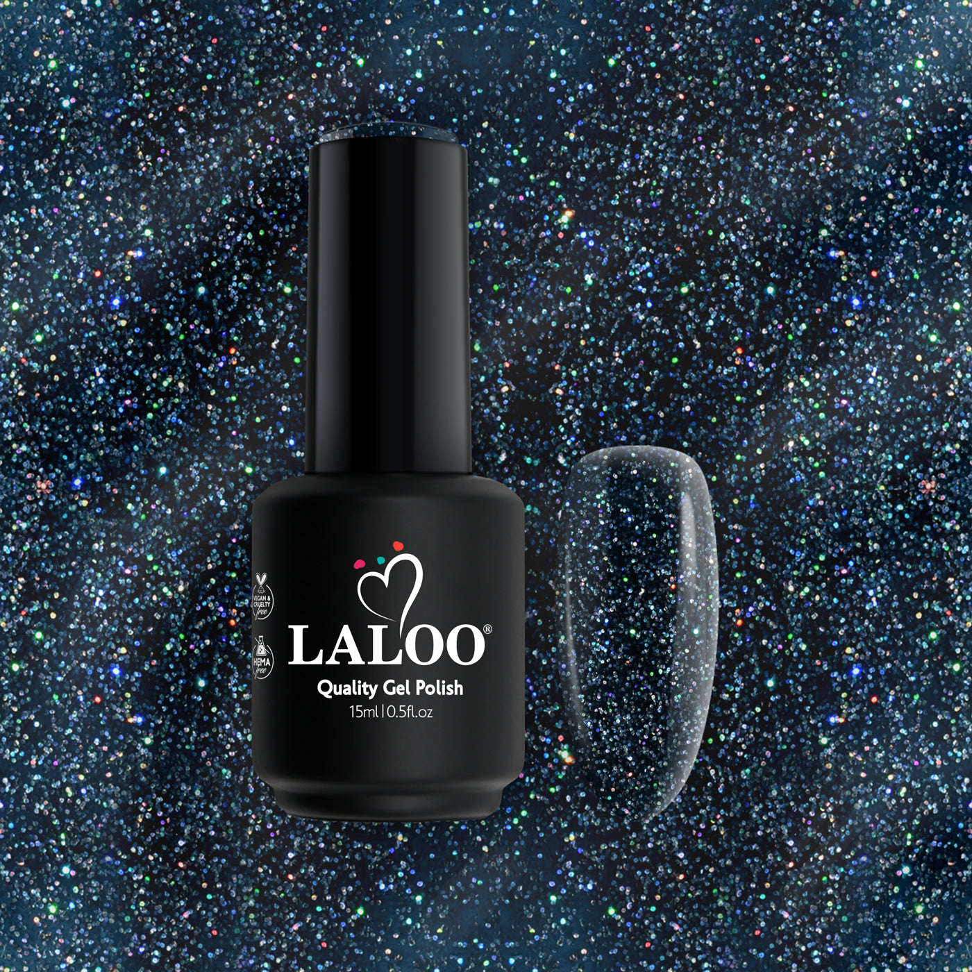 Laloo No.310 Glittery Peacock | Gel Polish 15ml