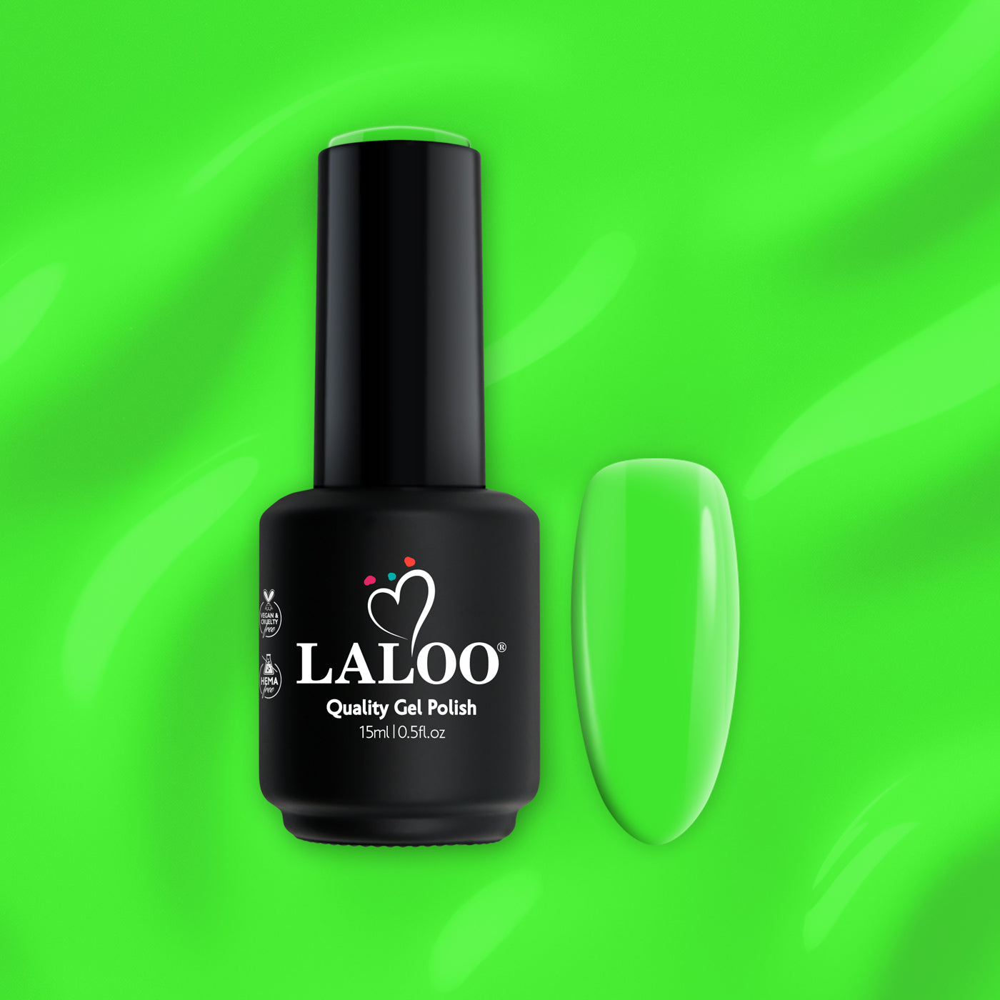 Laloo No.376 Green Neon | Gel Polish 15ml