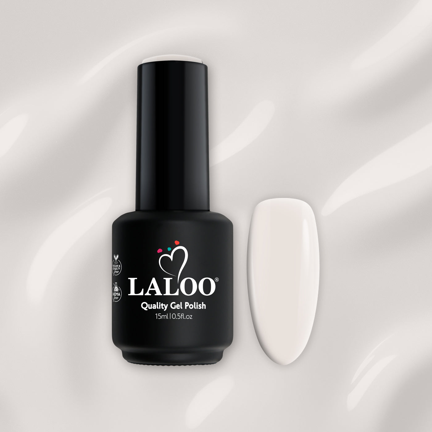 Laloo Nr.440 Beige Weiß | Gel Nagellack 15ml