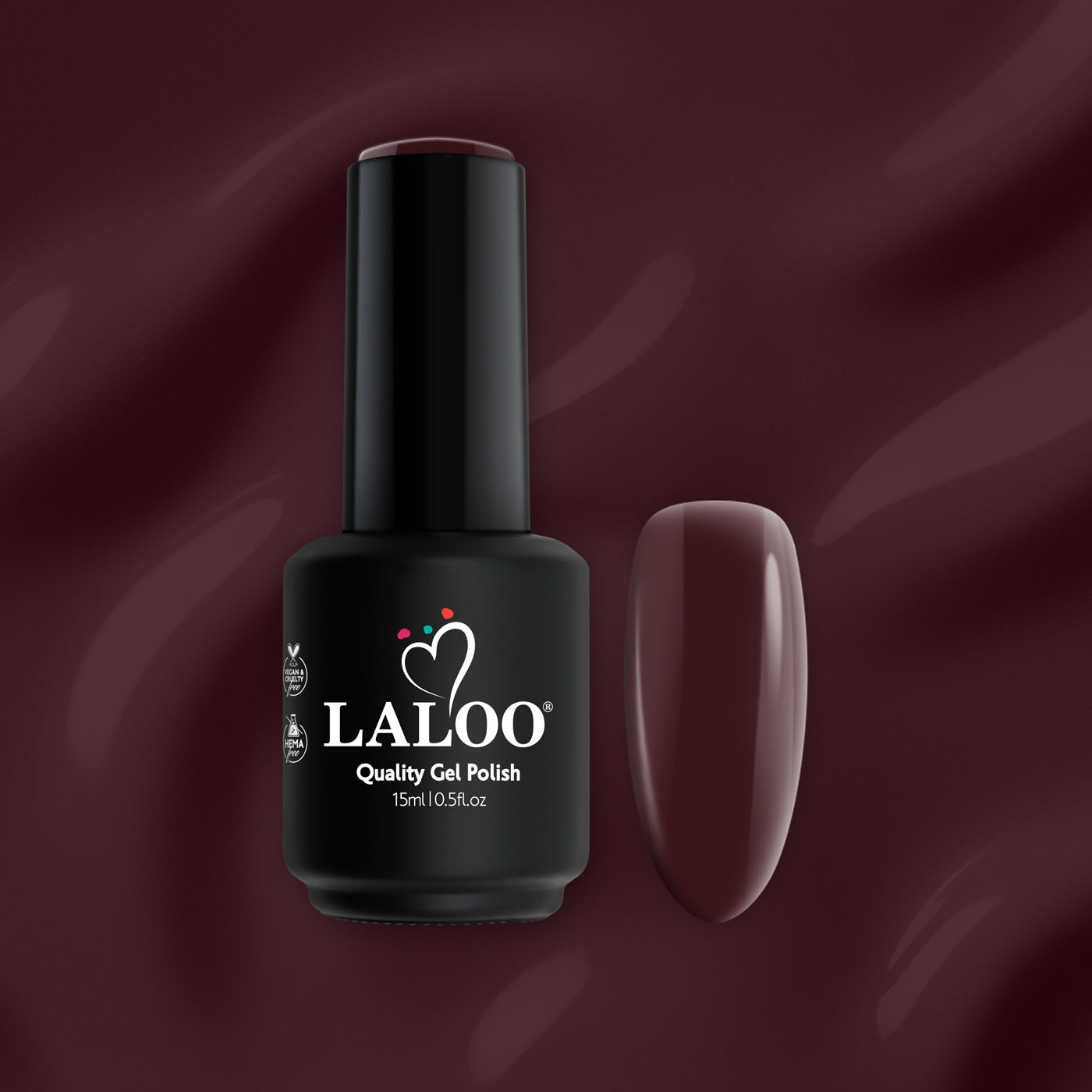 Laloo No.499 Mahogany Red | Gel Polish 15ml