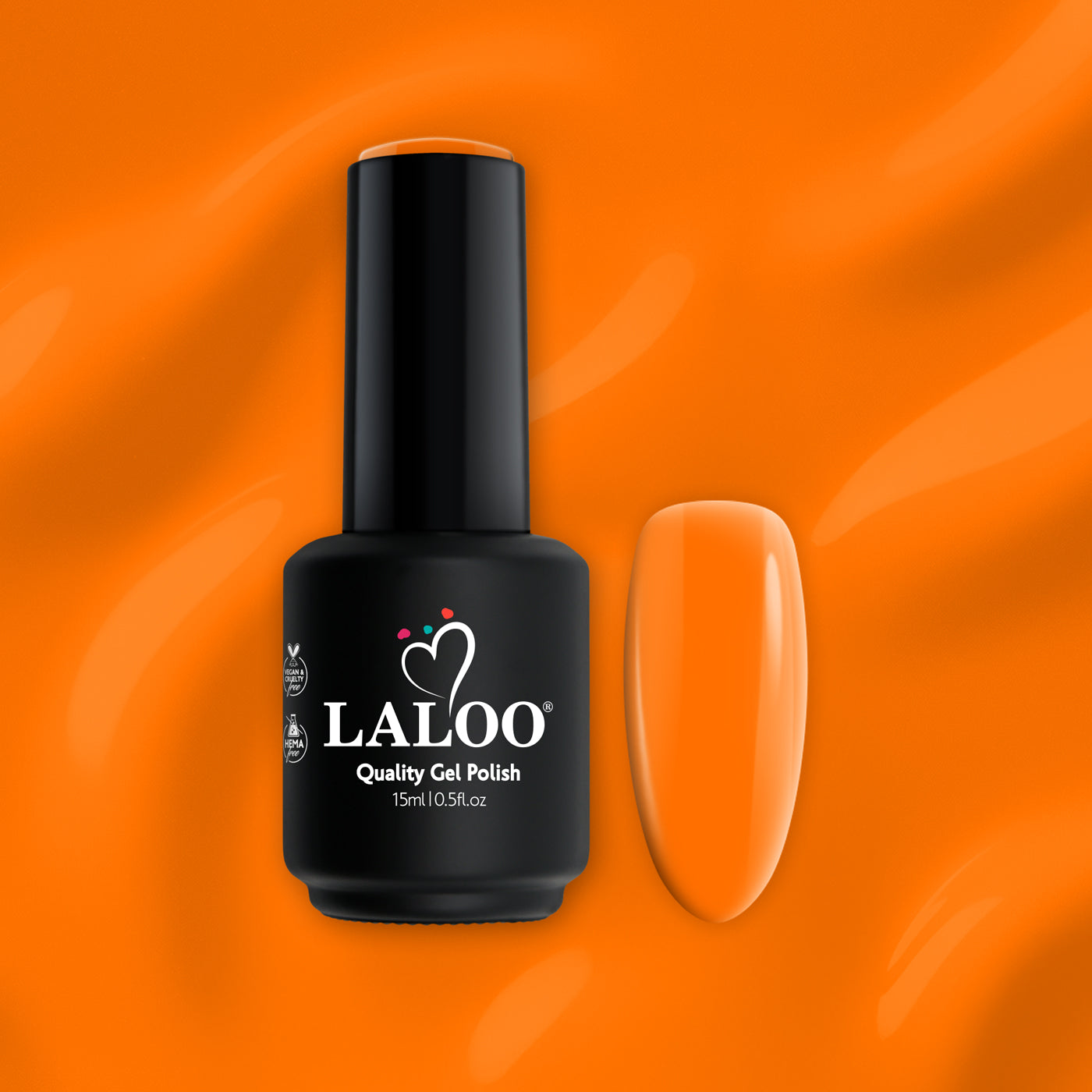 Laloo Nr. 501 Neon Orange | UV Nagellack 15ml