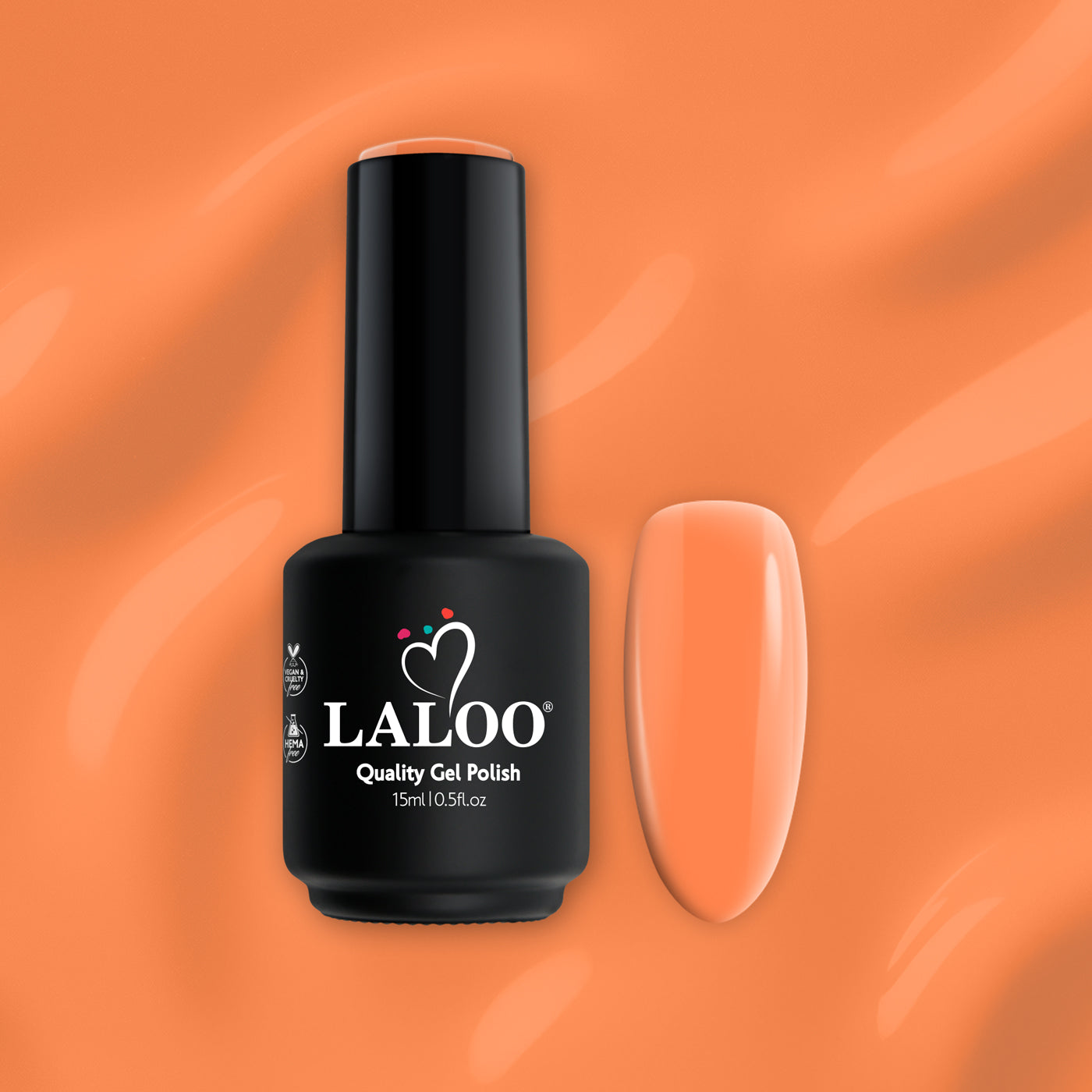 Laloo No.504 Tangerine Pop | Gel Polish 15ml