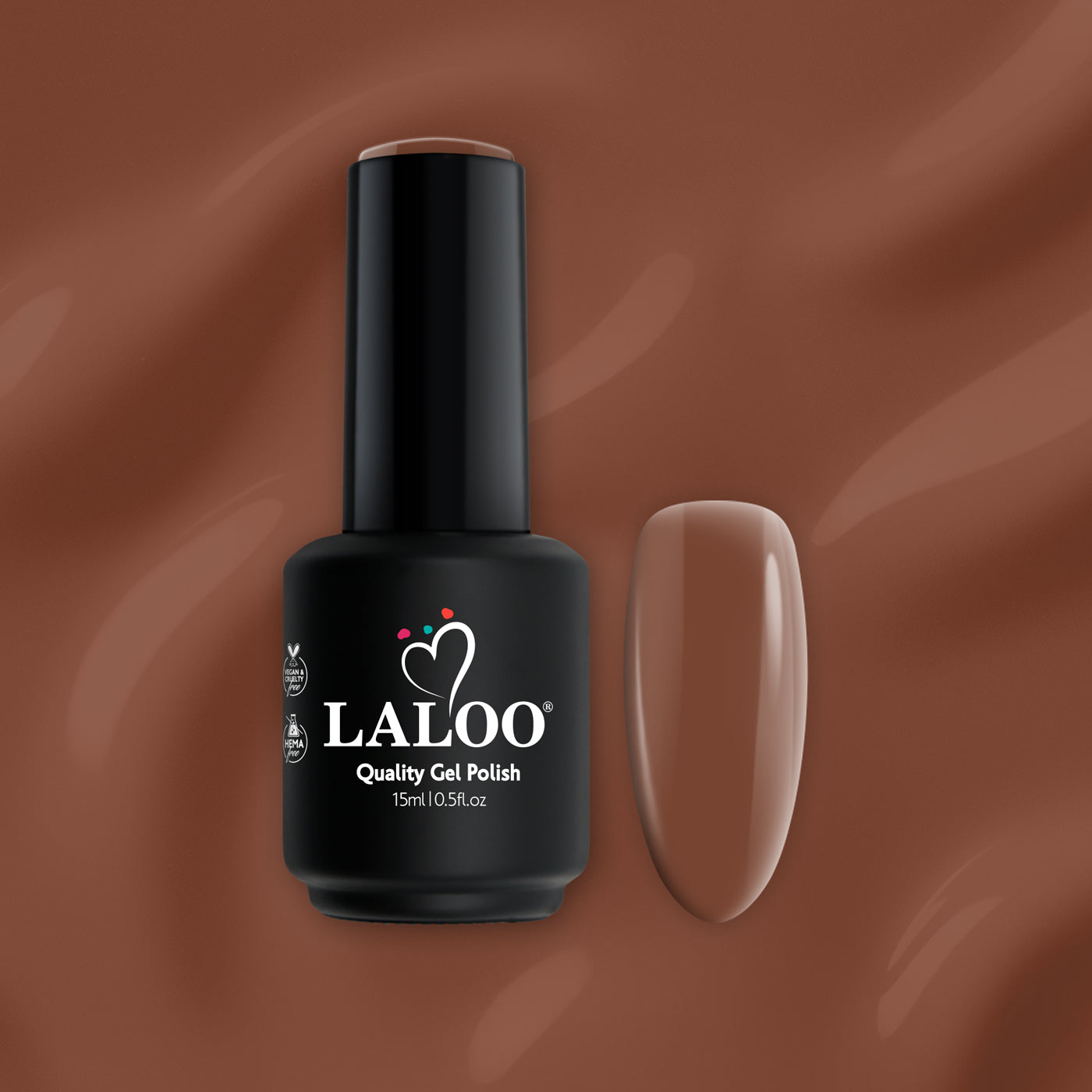 Laloo No.516 Rich Brown | Gel Polish 15ml