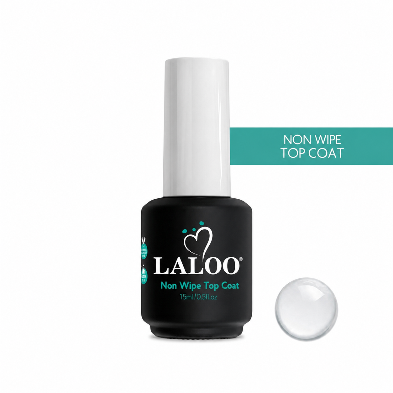 Laloo Non Wipe Top Coat 15ml
