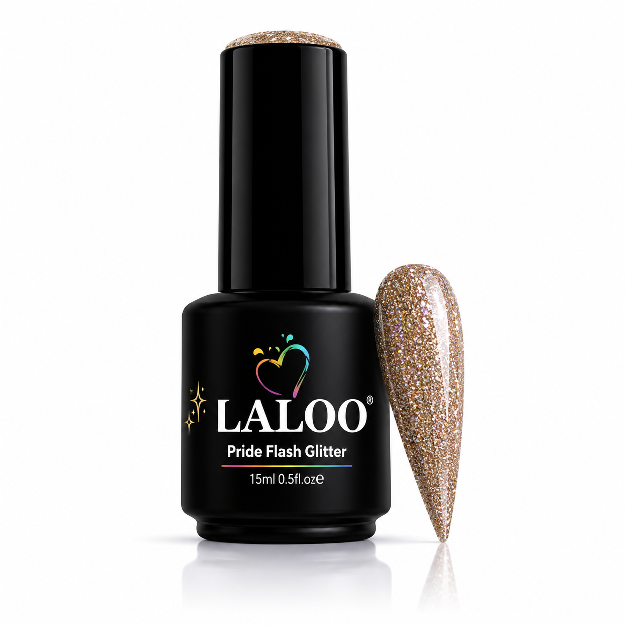 Laloo Pride Flash Glitter No.8 Gold