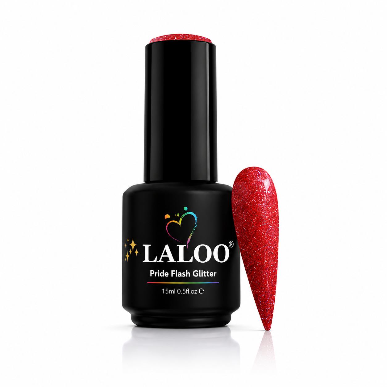 Laloo Pride Flash Glitter No.9 Red