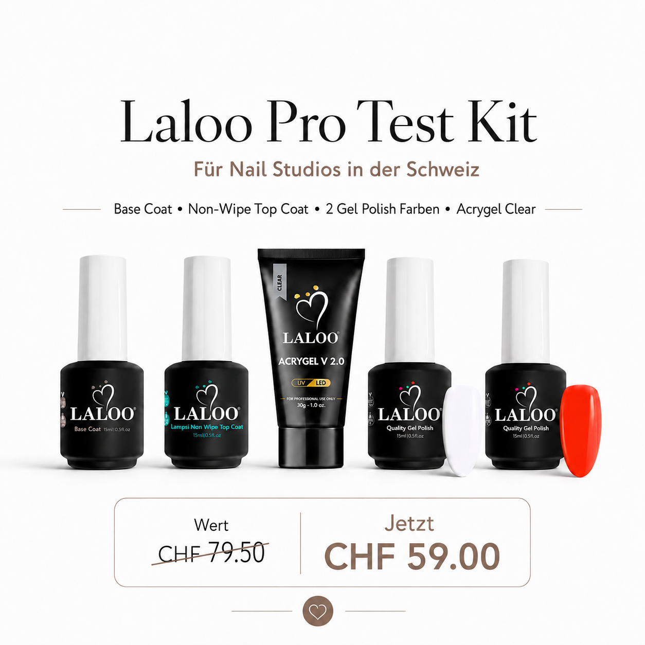 Laloo Pro Test Kit für Nail Studios