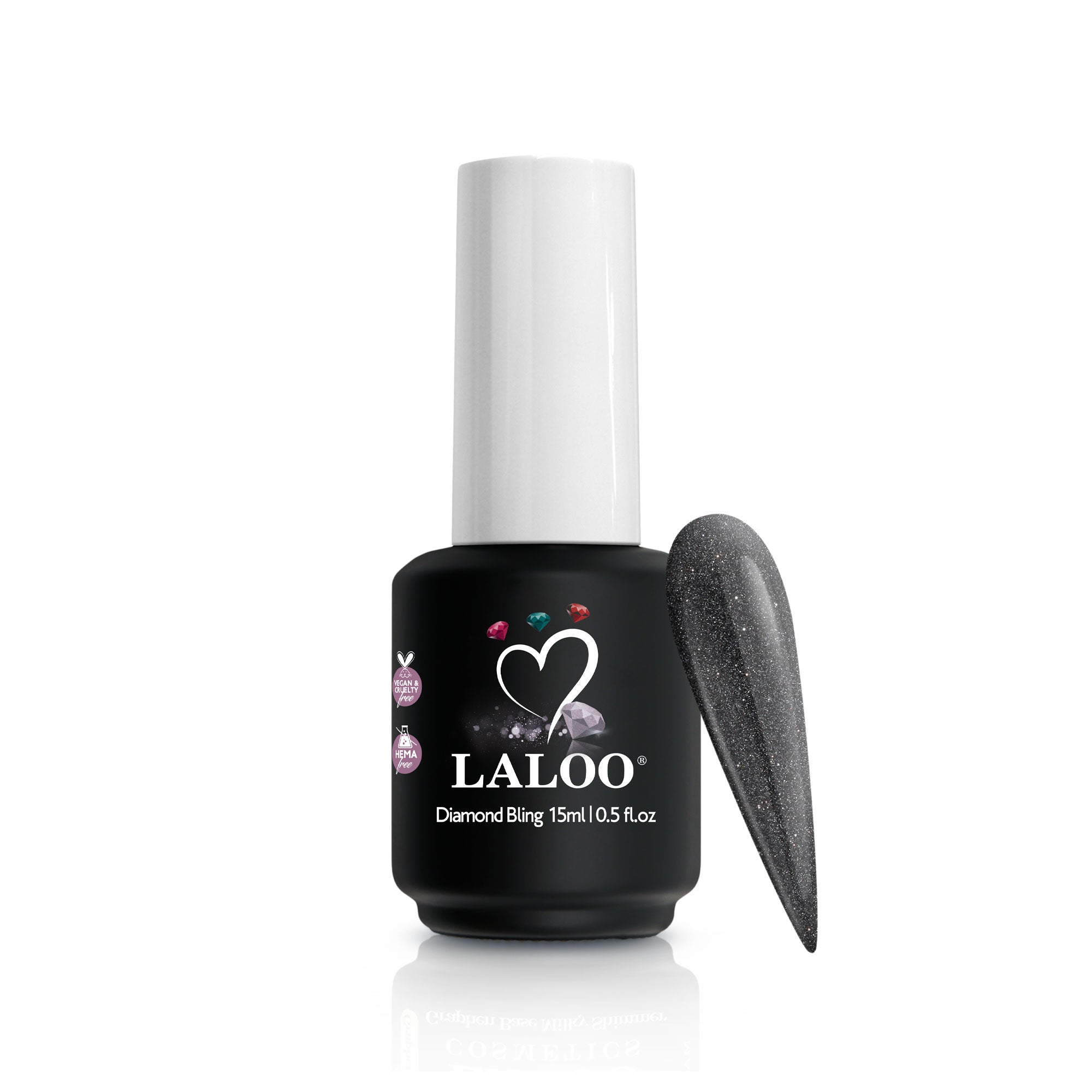 Laloo Diamond Bling 04 Black 15ml