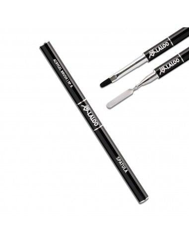 Laloo Acrygel Brush with Spatula No.6