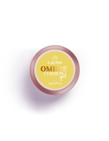 Laloo Ombre Cushion 04 Lemon