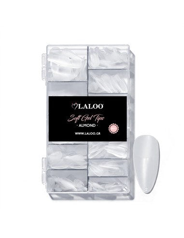 Laloo Soft Gel Tips Almond 500pcs